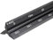 katmerio 30 cm Dreikantmaßstab, Maßstab Lineal Dreikant aus Aluminium, 1:100, 1:200, 1:250, 1:300, 1:400, 1:500, Maßstabslineal für Ingenieure Architekten und Studierende.(Schwarz)