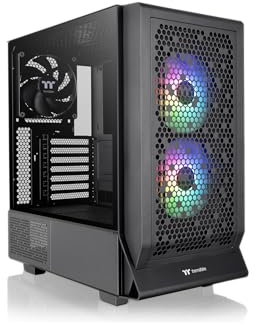 THERMALTAKE Ceres 330 TG ARGB | Boîtier Gaming Moyen Tour | Noir
