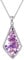 URONE Halskette mit Gepressten Blumen Sterlingsilber Gepresste Getrocknete Blumen Anhänger Halskette Gepresste Blumen Schmuck Geschenke für Frauen ​