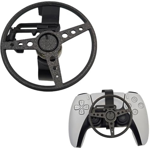 BeisDirect Mini-Lenkrad für PS5/PS5 Slim Game Controller Ersatz-Rennspiel-Lenkrad-Controller für Playstation5 Slim Konsole