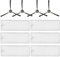 KiimSin Accessori di ricambio per Lefant M310 M2 M210 M210S M210B M210P M213 M213S, per OKP Life K2 K3 K3A K4 K5 aspirapolvere, 6 filtri HEPA, 4 spazzole laterali