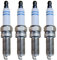 Zündkerzen YR7MPP33 A004159180326 Iridium Zündkerze Kompatibel mit Mercedes Benz W203 W204 W211 W212 C209 C219 C204 CL203 W251 S203 004159180326 Autoteile(4pcs)