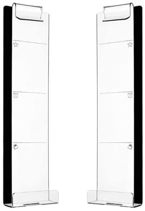 Namvo Acrylic Computer Message Board Computer Screen Message Board Office Monitor Side Note Memo Transparent Side Panel Monitor Note Board