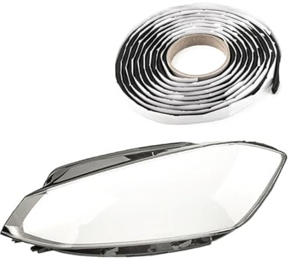 LST Scheinwerferglas Streuscheibe Frontlicht Abdeckung links kompatibel mit VW Golf 7 VII 2012-2017