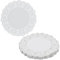 Lnngub 150 Stück Rund Papierdeckchen, 16 cm Runde Papier Tischsets Weiße Spitzenpapier Tortenspitze Mehrzweck Spitze Tischset für Geburtstage, Hochzeiten, Partys, Abendessen, Basteln, Dekorationen