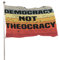 Garten Flaggen Demokratie Statt Theokratie Personality Flags Durable Feiertage Flags Weatherproof Balkonflagge Für Parade Party Drinnen 90X152CM
