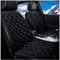 BesBet Cuscino Auto, Controllo Intelligente A Due Livelli Fodere Sedili Auto, Professionale Antiscivolo Riscalda Sedili Auto, Adatto per La Guida,Black-Doubleseater