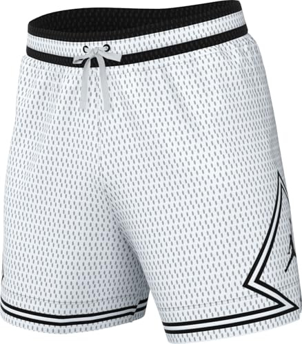 Nike Herren J Df SPRT Dmnd Shorts, White/Black/Black, M