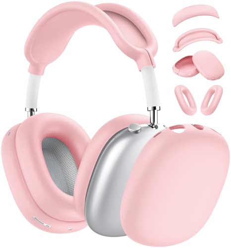 TNSNK Funda para AirPods MAX 1st/2nd, Pink | Antigolpes, arañazos, polvo y sudor. Fácil instalación, ajuste perfecto, no afecta las funciones.