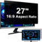 OUHKDM 【Pantalla de privacidad de 2 Piezas de 2 Piezas de 24 Pulgadas para un Monitor de Pantalla panorámica de 16: 9, protección de Ojo extraíble Filtro de luz Azul Anti-Glare,27