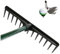 LAANCOO Golf Rake 14x3 Pollici di Sabbia Singolo rastrellatura Leggera e robuste Forniture per campi da Golf in plastica per campi di Sabbia, Giardini, piantagioni, livellamento del Prato