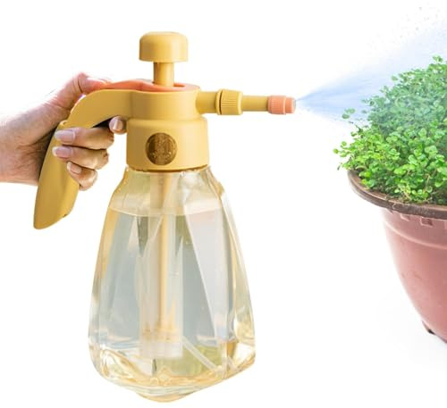 Drucksprüher für Gartenpumpe – Wassersprühflasche für Nebelnebel, Rasen, Gartenrasen, Wassersprüher mit verstellbarer Düse für Pflanzen