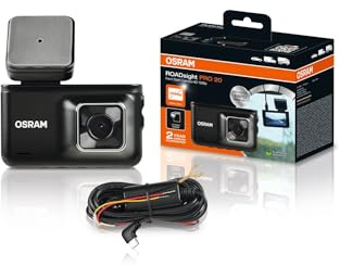 OSRAM ROADsight PRO 20 Dash Camera, 1296p full HD, 3” IPS Screen, 140° wide angle, G-sensor, 30fps, parking mode, HDR function, lockable micro SD card slot, 12/24V