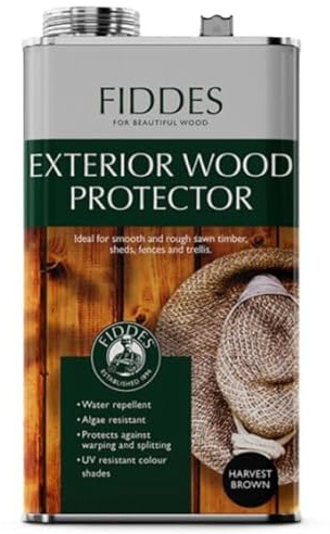 Fiddes Exterior Wood Protector 5 Litre, Cedar