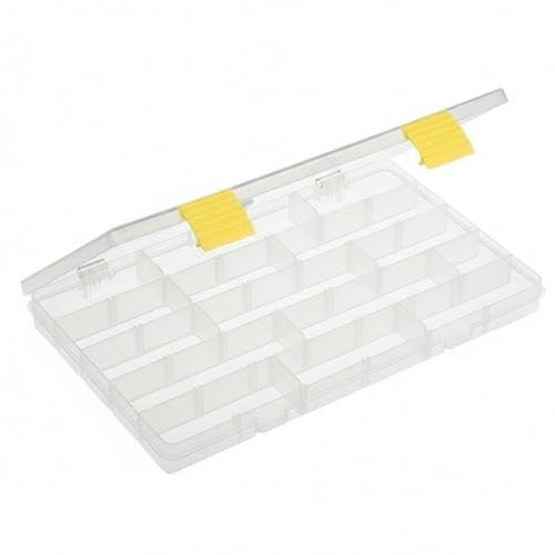 Plano 23701-00 Stowaway with Adjustable Dividers, Clear, Pack of 1