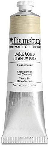 Williamsburg - Handgemachte Oelfarbe - 150 ml - Ungebleichtes Titanweiss Transparent
