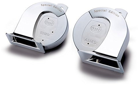 Hella 007728883 Hupenhorn-Set, Universelle Passform, 12 V, Chrome