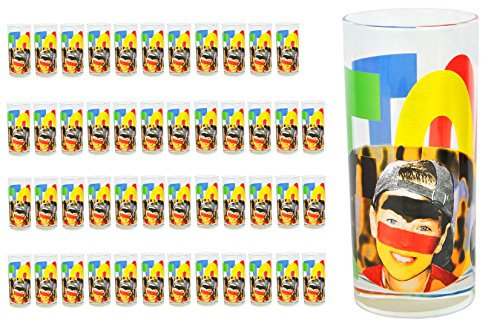 Luminarc 48er Set Wasserglas Face Tatoo