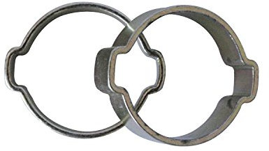 Zwei-Ohr-Klemme verzinkt 9-11 mm