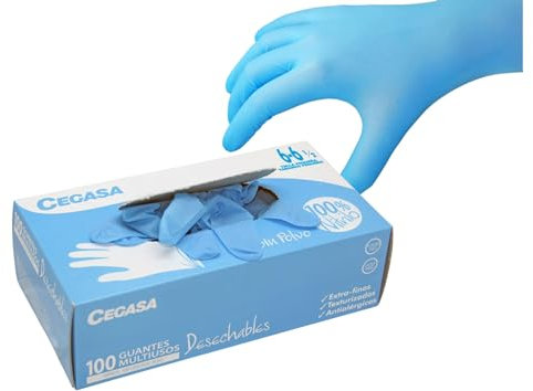 Zap Guantes 100% Nitrilo Talla Pequeña - 100 unidades