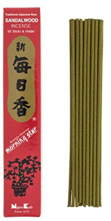 NIPPON Räucherstäbchen Morning Star, Sandelholz, 50 Stück