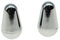 KAISH Lot de 2 boutons d'interrupteur 5 voies pour guitare américaine Strat/Stratocaster Chromé
