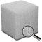 Best For Home | Sitzwürfel Sitzhocker | Bodenkissen Hocker | Sitzhocker Boden | Sitzhocker Holzwerkstoff | Sitzwürfel Polstermaterial | Fußhocker Wohnzimmer | Fußhocker 40x40x40 | Sitzwürfel Silber