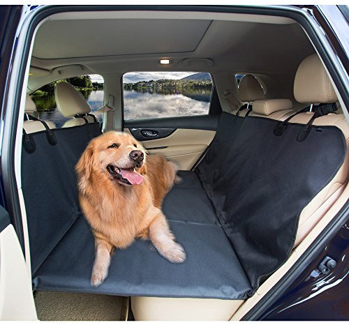 Pet Auto Sitzbezug Rücksitz Pet Steg - Ideal für LKW, SUV, Full und große Limousinen Hund Pet Schwere Rücksitz Abdeckung, verlängerte Plattform Wasser beständig