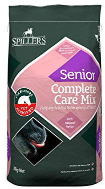 SPILLERS Complete Care Mix Senior Horse Feed 20kg - Complete Nutritional Care, Food for Senior Horses and Ponies - Digestive, Joint and Immune Support, Horse Mix with Pre and Probiotics