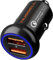 HUSSELL Car Charger Adapter - Fast Charge, Portable 3.0 Car Phone Charger w/ 2 USB Ports - Compatible with iPhone & Android Devices