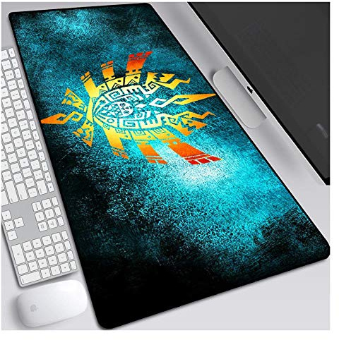 IGIRC Mauspad ACG Monster Hunter 900X400mm Mauspad, Perfekte Präzision und Geschwindigkeit Gaming-Mauspad mit 3 mm starker Unterseite, für Notebooks, PC, D