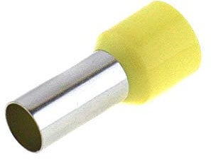 SeKi 50 Stk. Aderendhülsen isoliert Kabel Endhülsen 25mm² Profiqualität, gelb