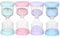 Toirxarn Multi-Color Sand Timers for Kids - Visual Time Management Hourglass Set 5/10/15/30 Min - Durable Educational Tool for Kitchen, Classroom & Home (Pack of 4)