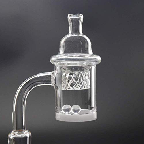 Zhenwo Opaque Base 16 Mm Quartz Banger 8 Mm with Spiders Carb Cap,1