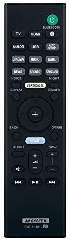ALLIMITY RMT-AH401U Télécommande Remplacer pour Sony Home Theather System HT-XF9000 HTXF9000