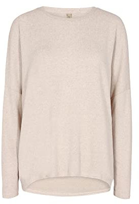SOYACONCEPT Womens SC-Biara 1 Casual Long Sleeved Blouse Bluse, Cream Melange, XX-Large