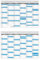 Tafelkalender DIN A3 2025 (2 Stück) Format (297 x 420 mm) 300g BD Papier sehr gut beschreibbar