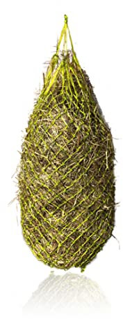 Heunetz für Pferde engmaschiges Heunetz - Maschenweite 3x3 cm Heunetz engmaschig groß Füllgewicht 3-4 kg (1x Hellgrün)
