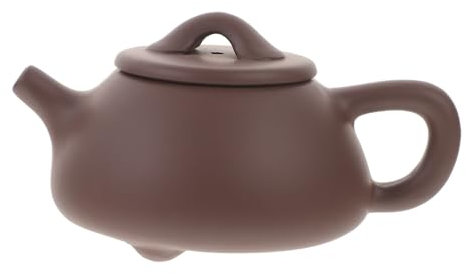 Anneome 1stk Lila Ton-teekanne Teekessel Im Freien Tontopf Kleine Teekanne Aus Keramik Kochende Teekanne Pfeifende Kaffeekanne Teetasse Aus Lila Ton Zisha-teekanne Injektor Jahrgang