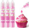 Colorante Alimentario Rosa - 30ml×3 Botellas Colorante Alimentario Alta Concentración Liquid Set para Repostería, Decoración de Tartas, Caramelos, Bebidas, Macarons, Glaseados y Cocina