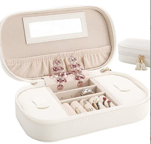 Schmuckbox Schmuckkästchen Schmuckschatulle Schmuckschatulle Verspiegelt Mini-Schmuckschatulle Kleine Tragbare Schmuckschatulle Halskette Ohrring Aufbewahrung Schmuckkasten Schmuckkoffer