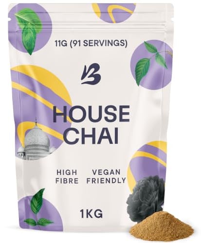 Blendsmiths House Chai Blend 1kg - Vegan Chai Latte Powder | Sweet Indian-Inspired Chai, Caffeine Free, Hot or Iced, Vegan, 91 Servings