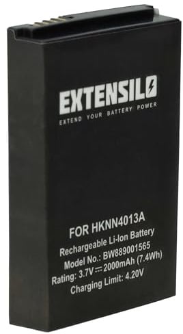 EXTENSILO Akku kompatibel mit Motorola Rokr Z6tv | Z6m Funkgerät, Walkie Talkie (2000 mAh, 3,7 V, Li-Polymer)
