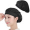 LEEQ Kochmützen - 2 PCS Kochmütze für Küche Kochen, Chef Hut Verstellbar Catering Service Haarnetz Küche Wiederverwendbare Mesh Dining Beanie Kochhaube Damen Herren(Schwarz)