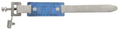 Earth Bonding Strap - Adjustable 12mm - 32mm, Blue, Pipe & Wire Clamp - 1 PCS