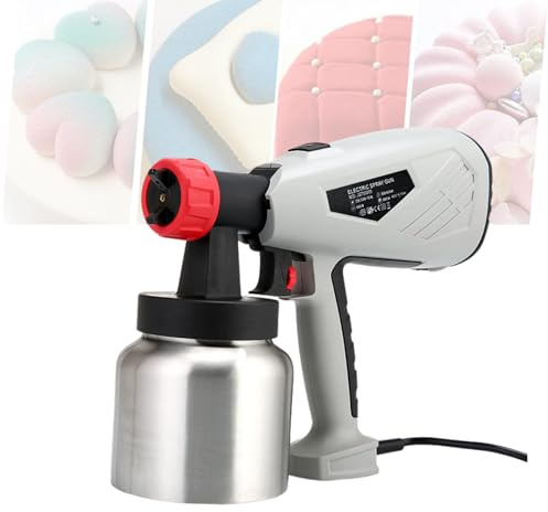 Pistolet De Pulvérisation De Chocolat 800W Pour Gâteaux, Pistolet De Pulvérisation De Coloration D'aérographe De Gâteau De Cuisson De Bricolage Avec Des Buses De 1.3mm,2.6mm, Pour Les Chefs Pâtissiers
