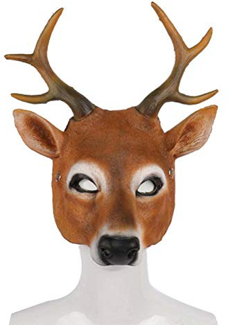 shenruifa Halloween Weihnachten Karneval Party Handgemachte Leichte Tier Halloween Hirsch Maske Party Feier Prop Bar Dekoration Maske Kopfbedeckung