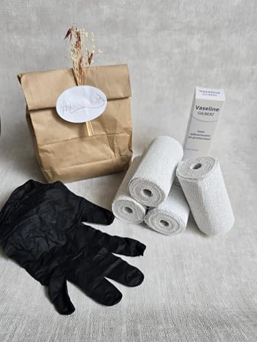 Marnella, Kit de moulage ventre femme enceinte, souvenir grossesse, bébé- Made in France, facile à utiliser.