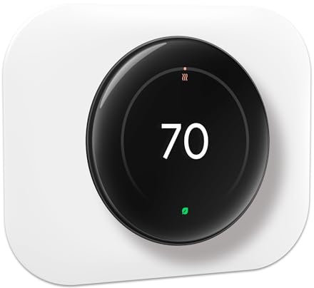 Petrichor Nest Thermostat Wandplatte - Kompatibel mit Google Nest Learning Thermostat (4th Gen) - Trim Kit, Abdeckung Zubehör für einfache Installation