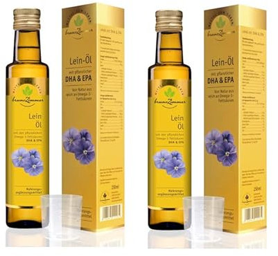 2 x 250ml Leinöl mit DHA und EPA (2erPack) -MZL